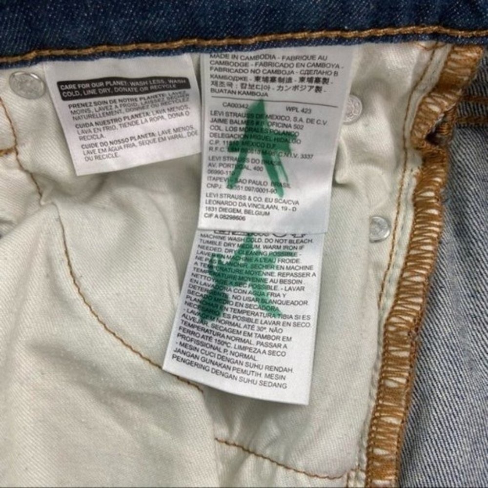 Levi’s Men’s Blue 510 Straight Jeans Size W30 L32 - Picture 4 of 5